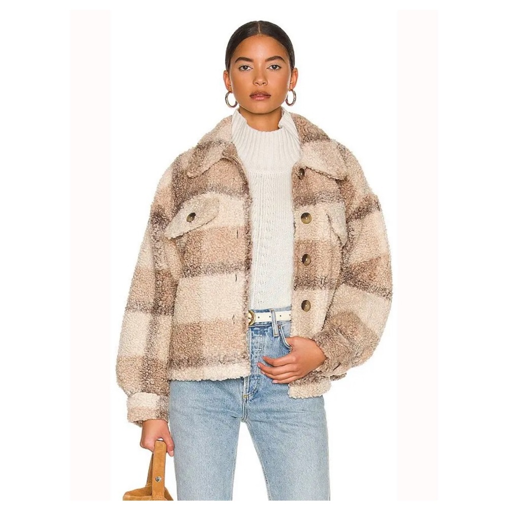 BB DAKOTA BY STEVE MADDEN Plaid To See You Shirt Jacket